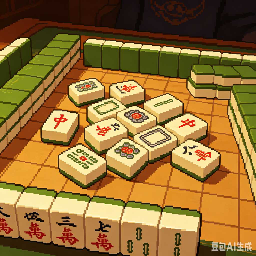 large print mahjong set
