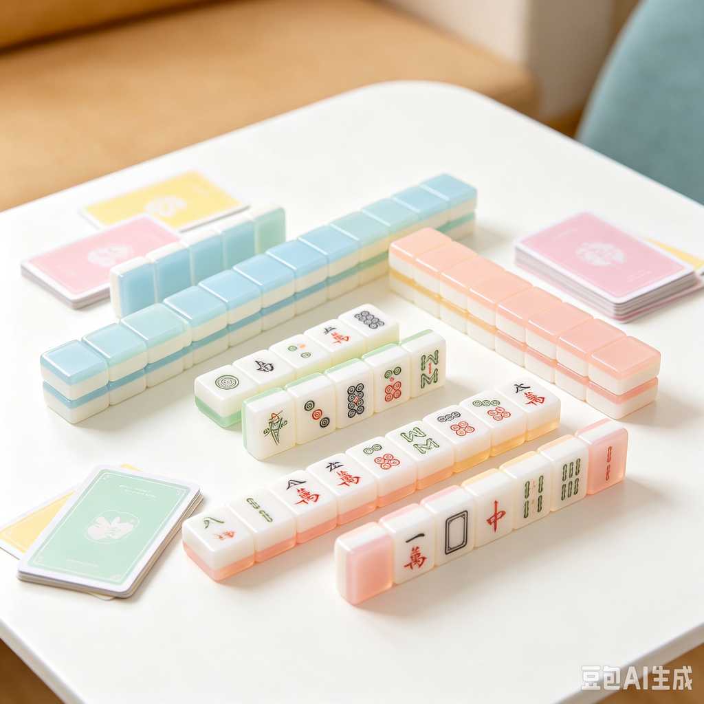 mahjong tile pushers set