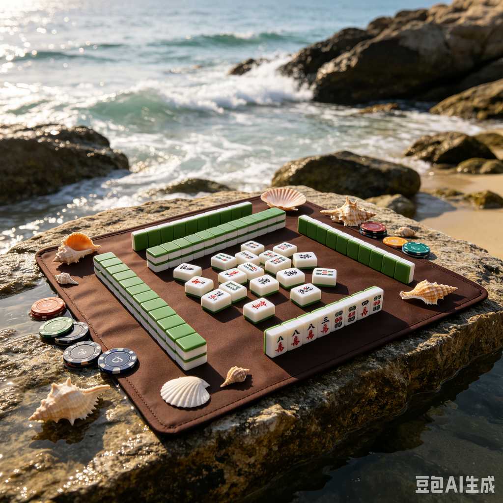 logo engrave mahjong tiles
